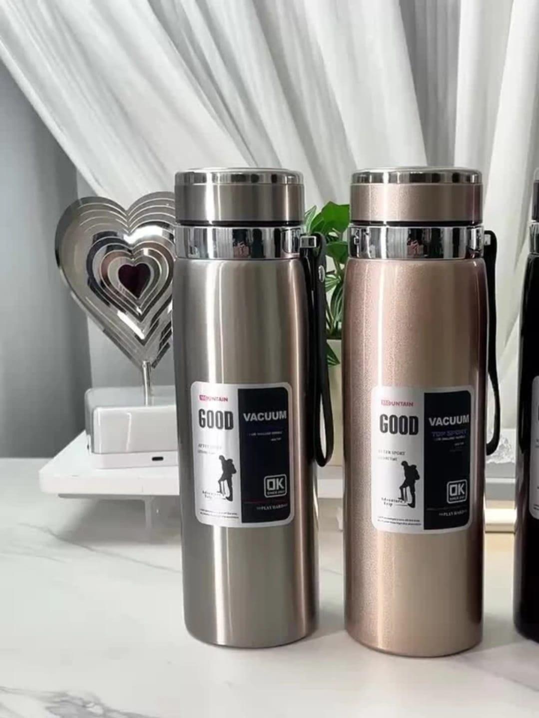 Premium Stainless Steel Vacuum Flask – Hot & Cold Insulated Travel Bottle (500ml)